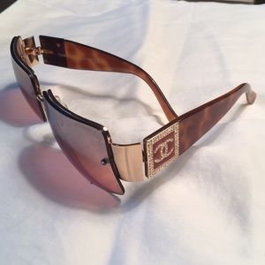Chanel Model 4095B Swarovski Crystal Sunnies